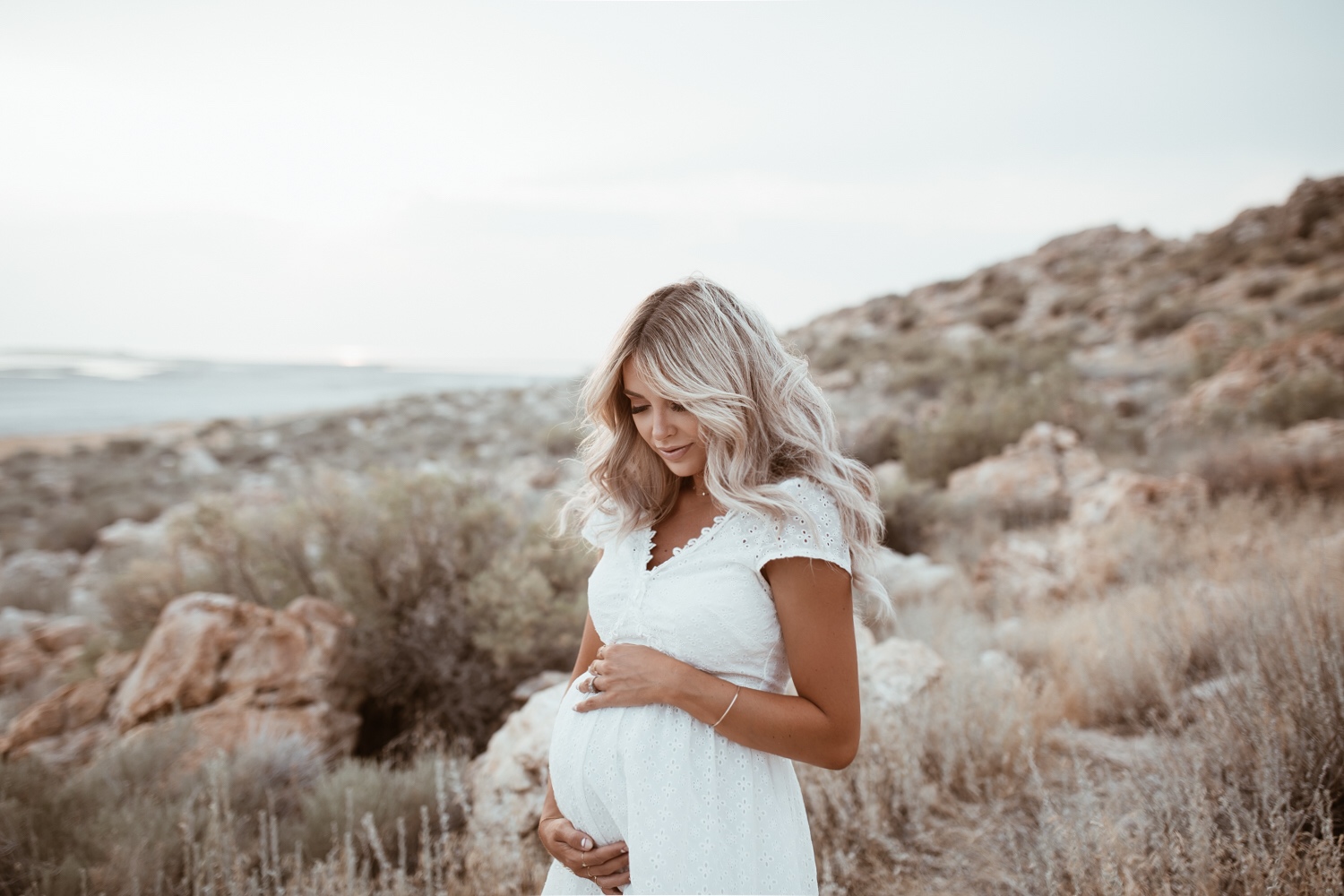 Maternity In White - Cara Loren