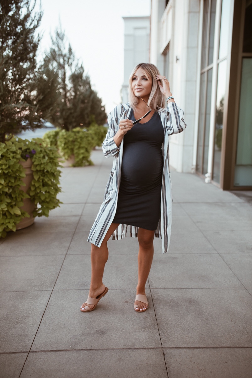 Duster Love - Cara Loren  Maternity fashion, Stylish maternity outfits,  Pregnancy maxi dress